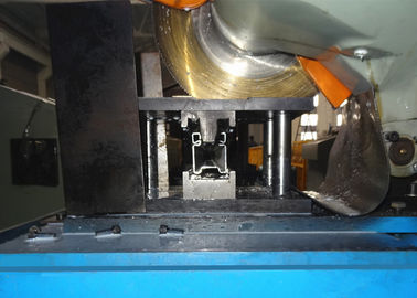 Roller Shutter Door Guide Track Roll Forming Machine With Low Cutting Burr