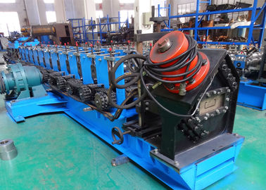 C Channel Purlin Roll Forming Machine Double Chain Driven Economical Designed