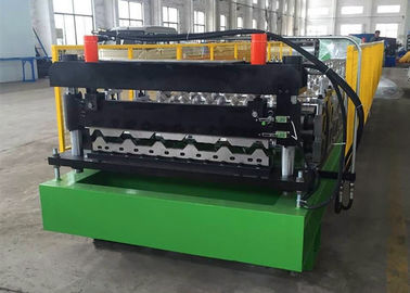 Metal Roofing Sheet Roll Forming Machine PLC Controlled R101 Profiles Use